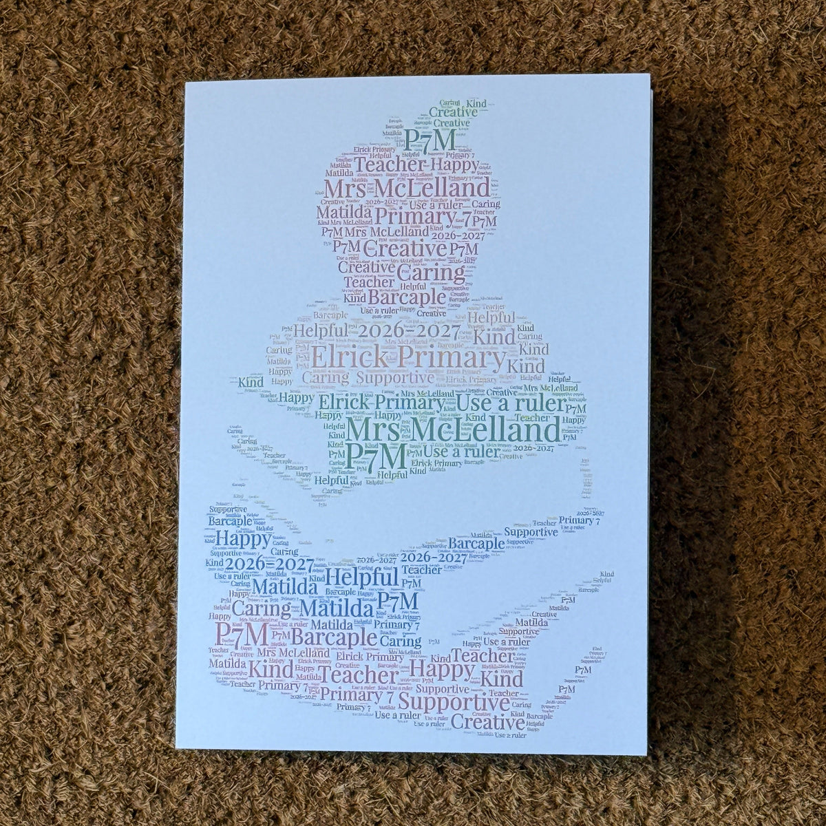 Teaching Staff Cards