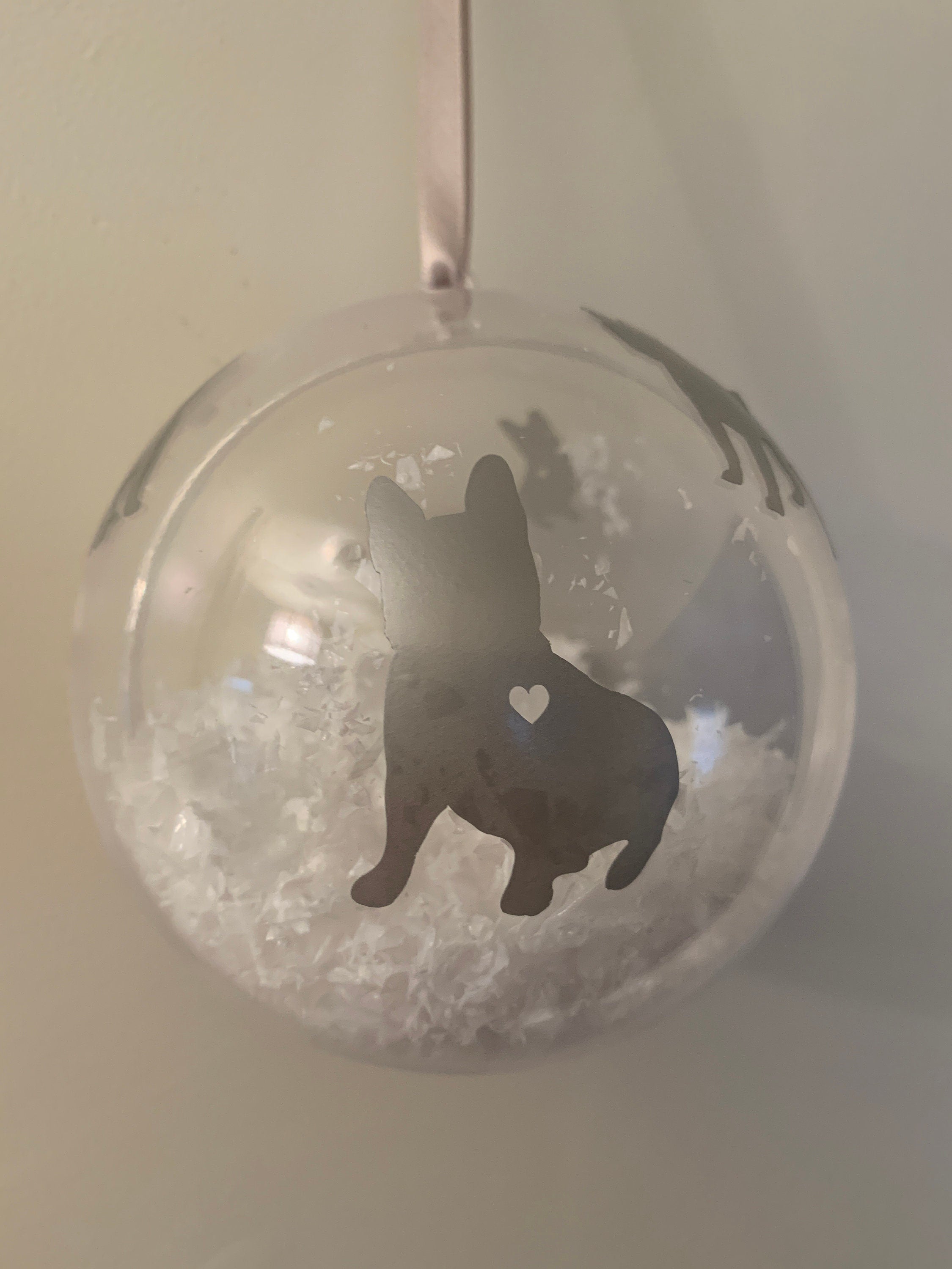 Pet Christmas Bauble | Custom Dog Breed Ornament | Personalised Message