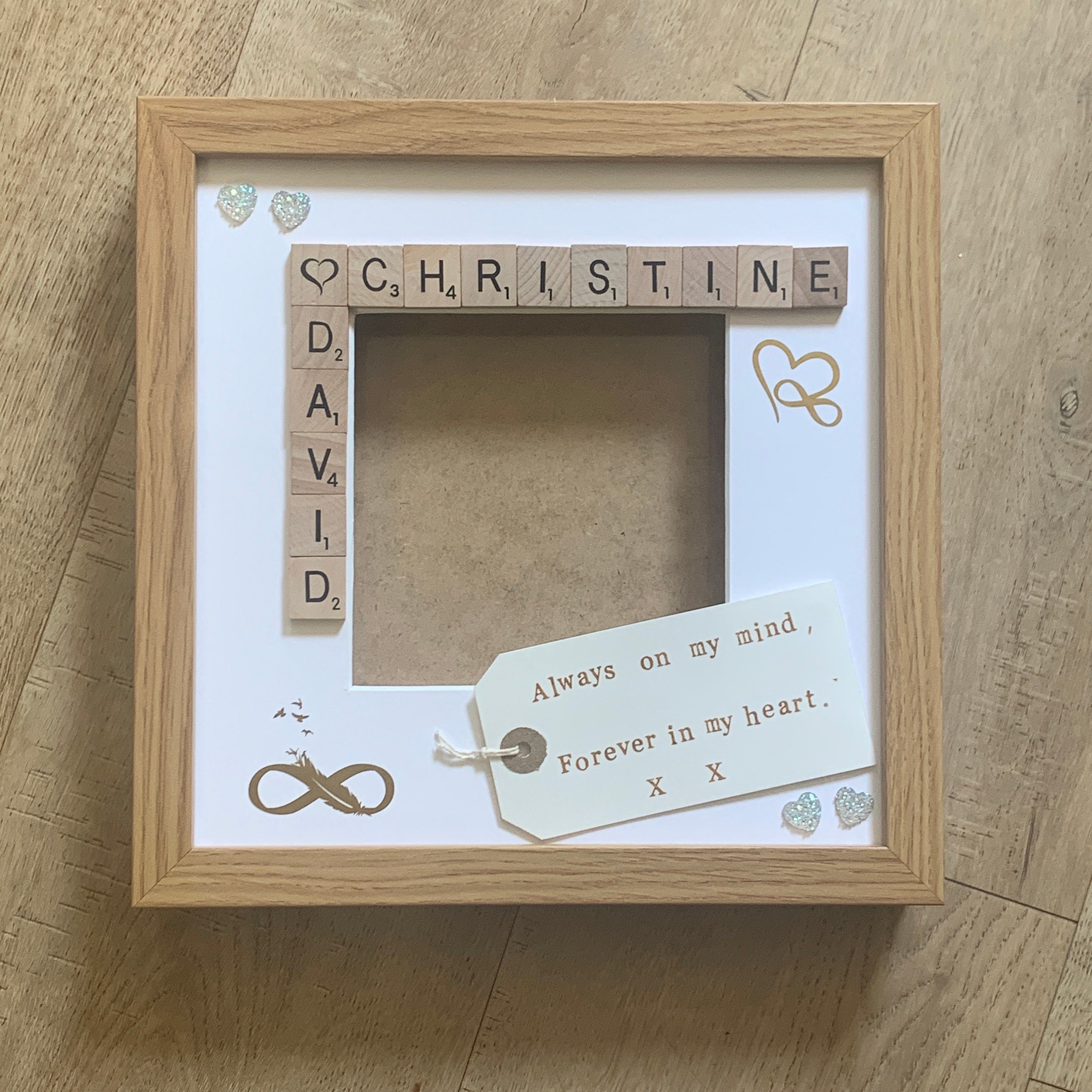 Memorial Bereavement Personalised Frame | Memorial Photo Memory Frame