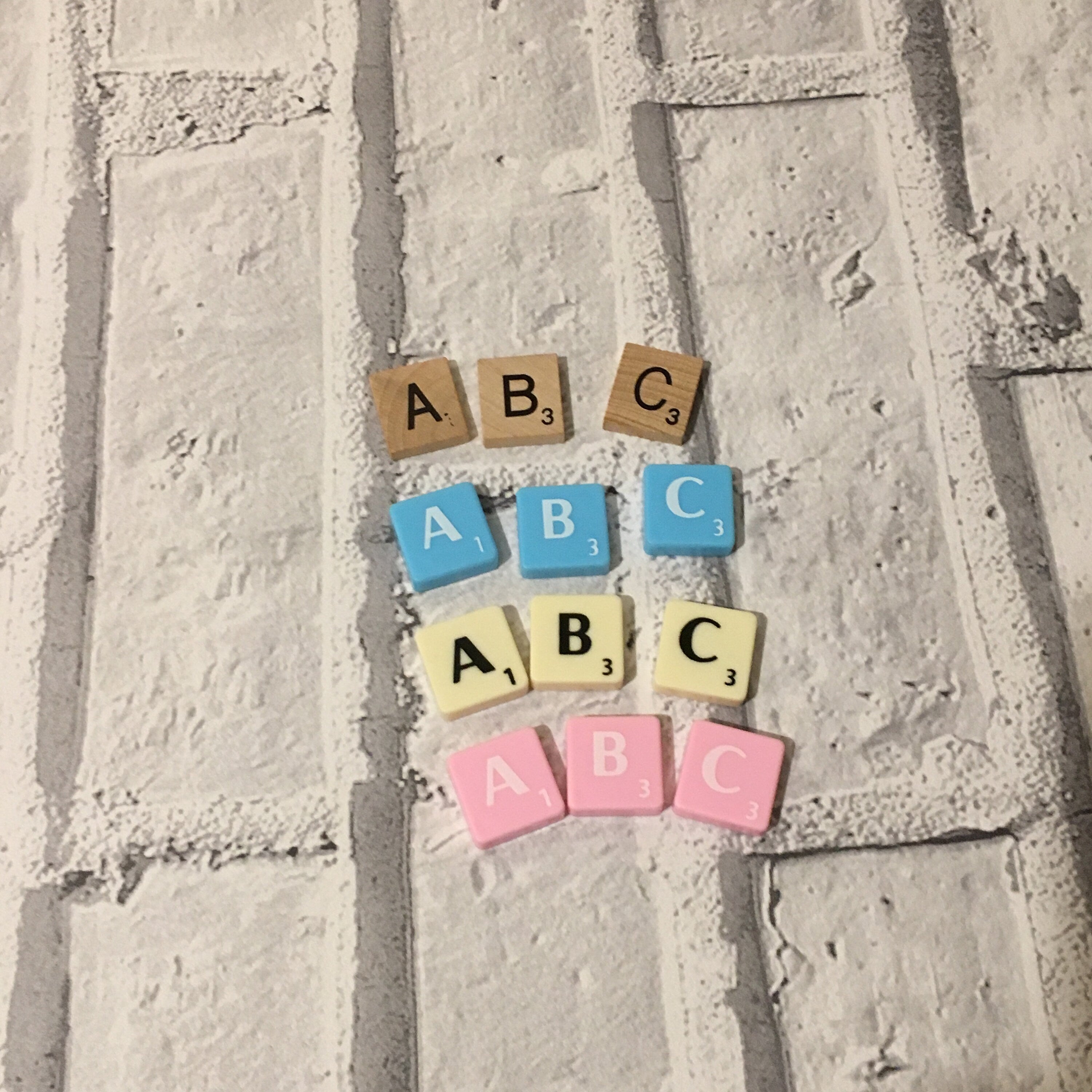 Love at First Sight Baby Scan Frame, Scrabble Art, Personalised Baby Gift