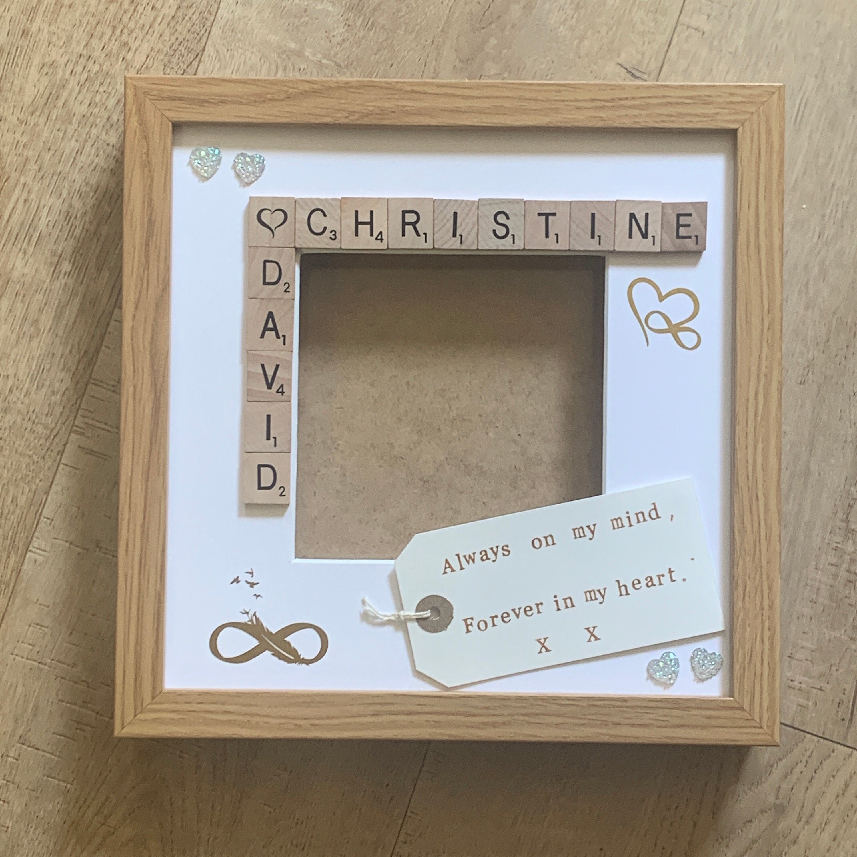 Memorial Bereavement Personalised Frame | Memorial Photo Memory Frame