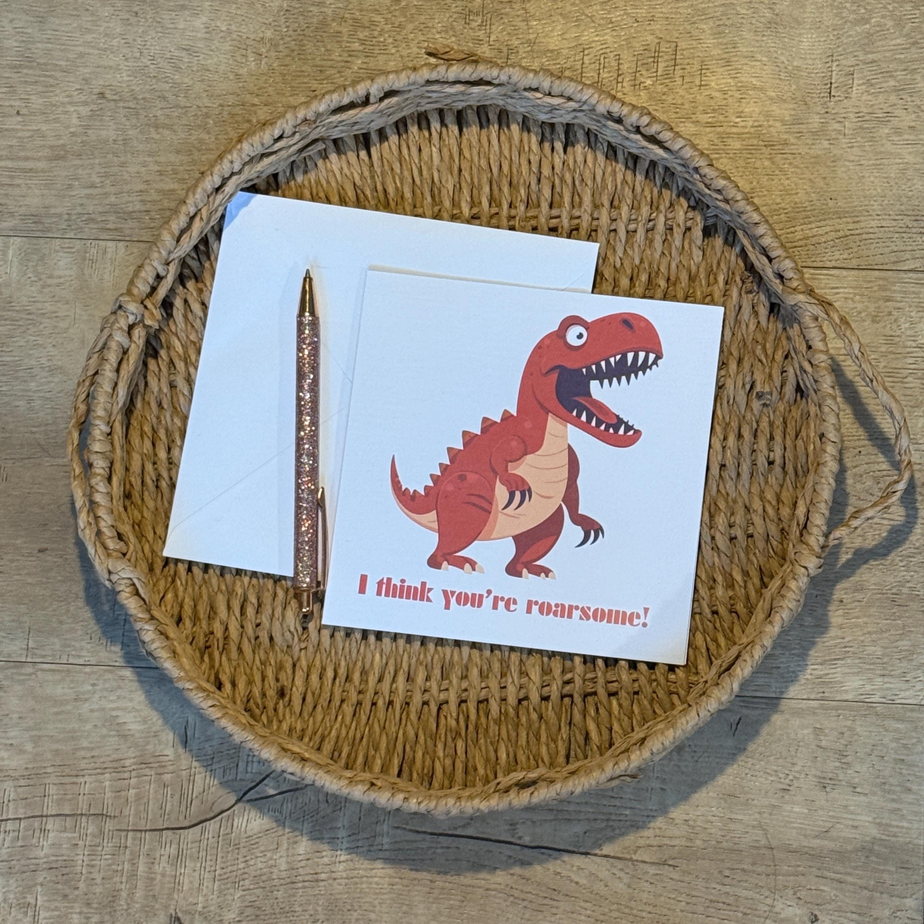 T-Rex Roarsome Valentine's Card- 6x6
