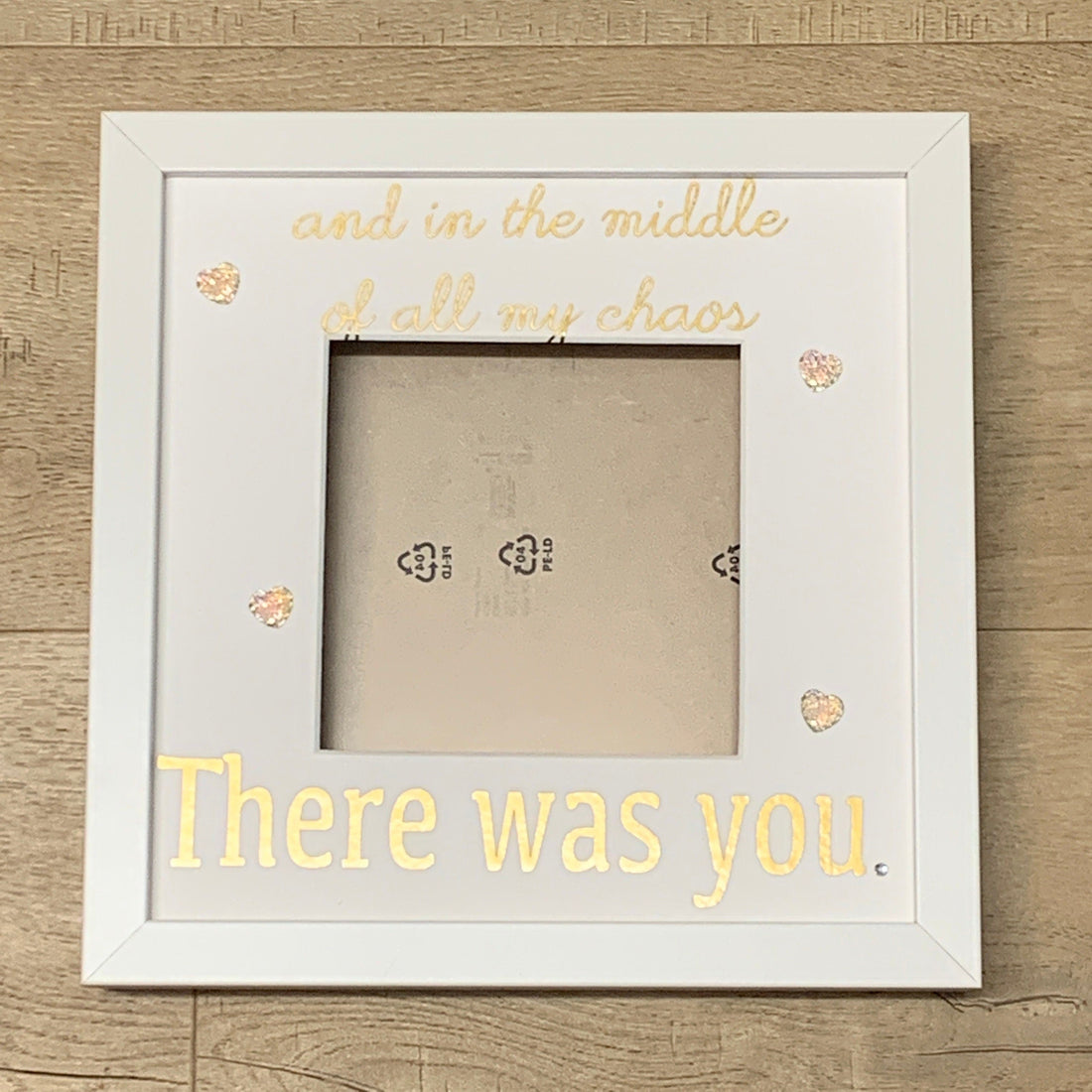 There Was You Deep Box Frame, Friendship Affirmation, 9x9"