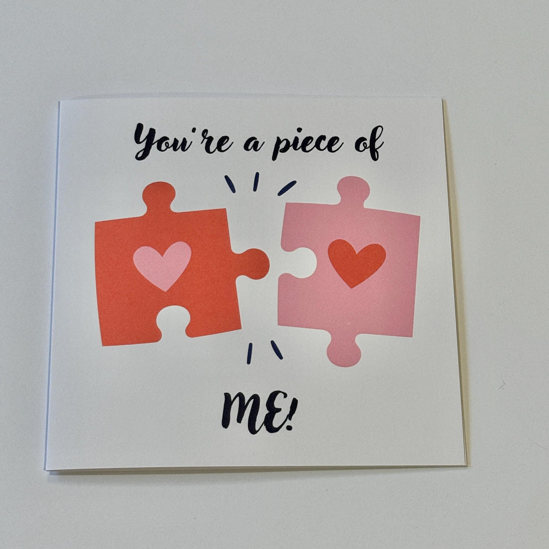 Puzzle Piece Valentines Card | Romantic Card for Boyfriend, Girlfriend