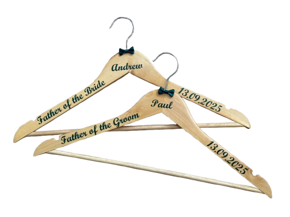 Groom, Best Man, or Groomsman Hanger - Personalised