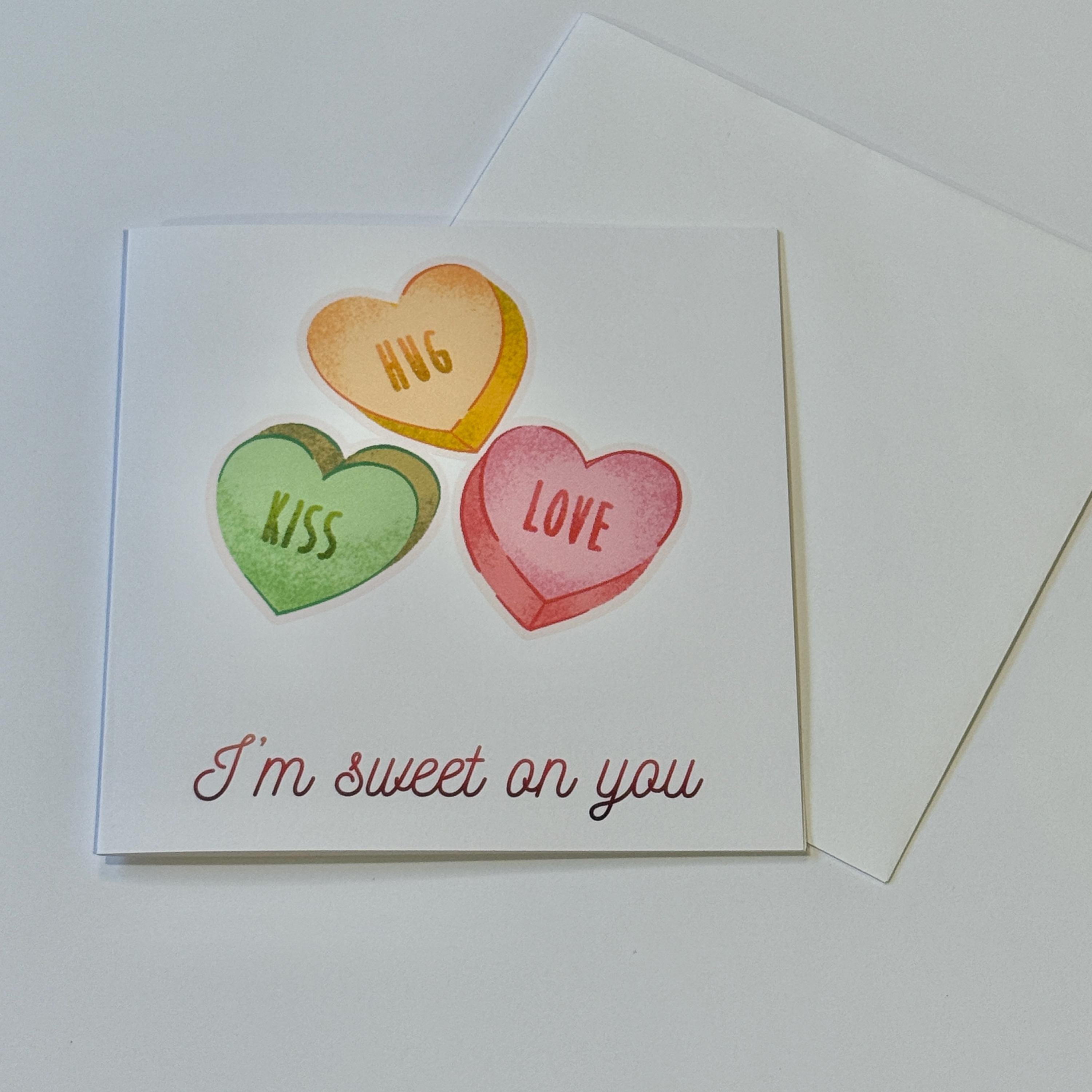 Sweet Heart Valentines Card | Playful Love Message, Anniversary