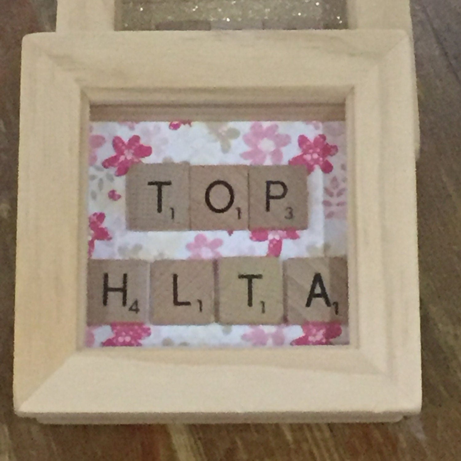 Teacher Gift Scrabble Tile Frame - End of Year Gift for TA, HLTA, SEN, SNA.