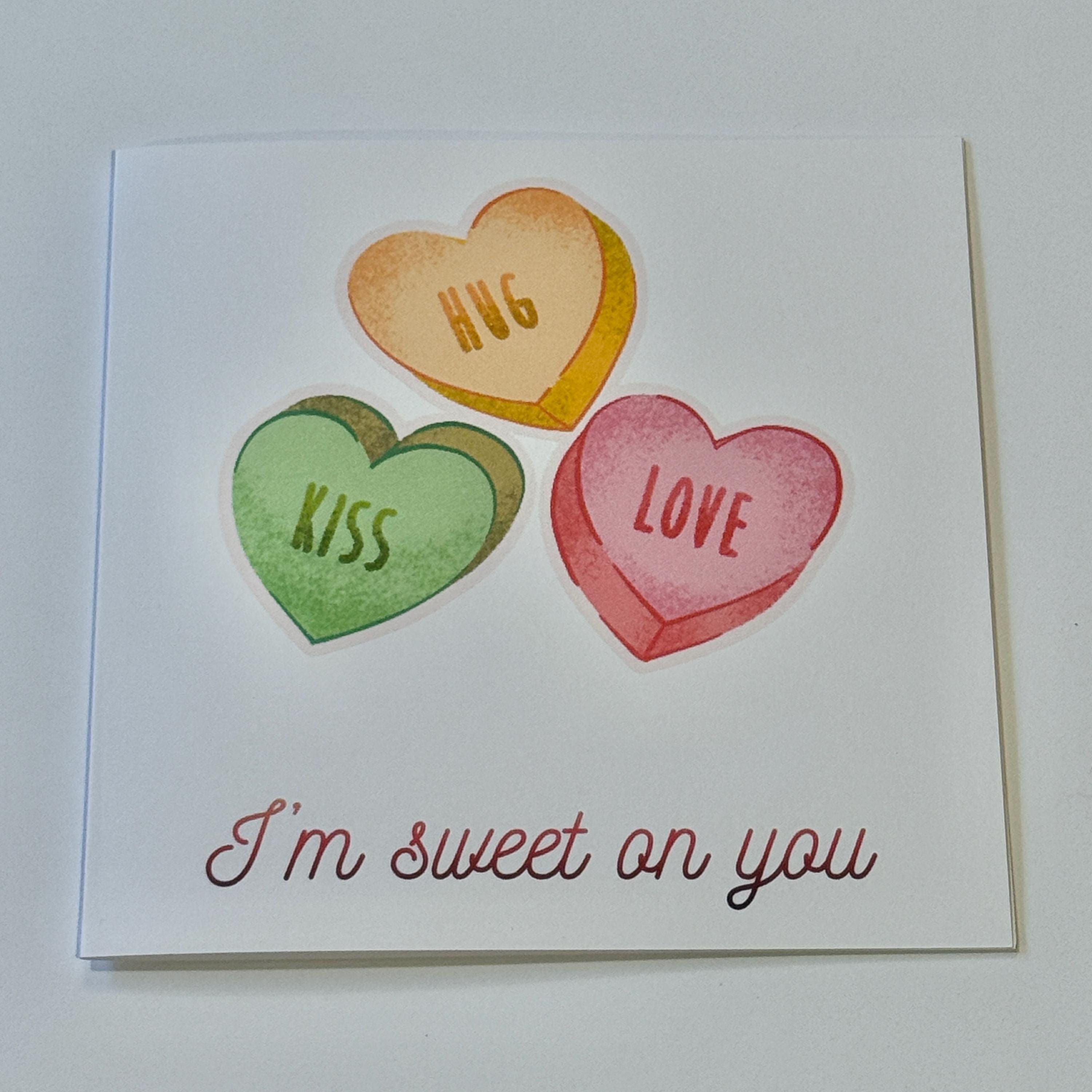 Sweet Heart Valentines Card | Playful Love Message, Anniversary