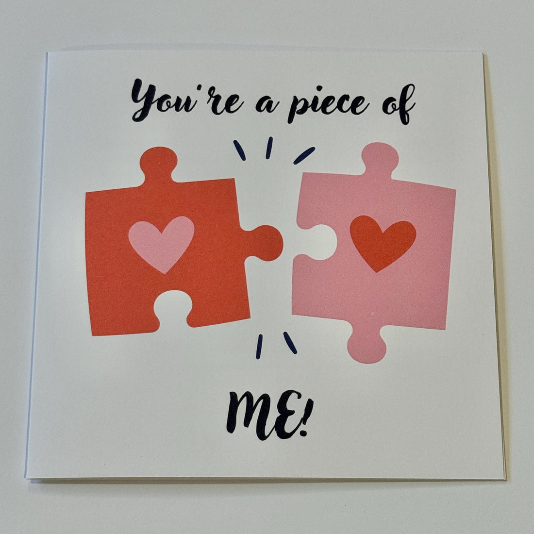 Puzzle Piece Valentines Card | Romantic Card for Boyfriend, Girlfriend