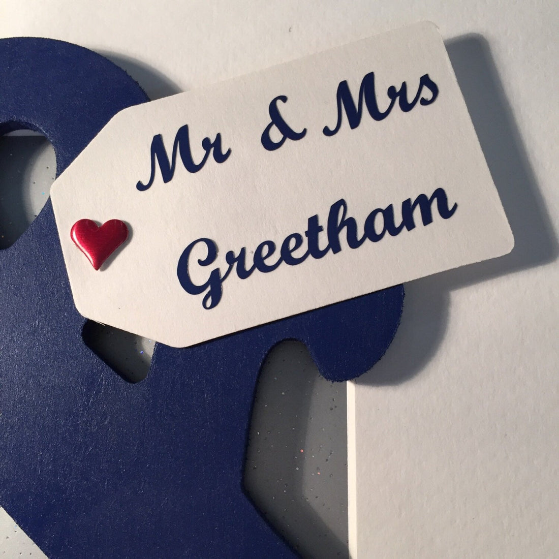 Wedding Day Box Frame | Personalised Ampersand Frame | Name and date