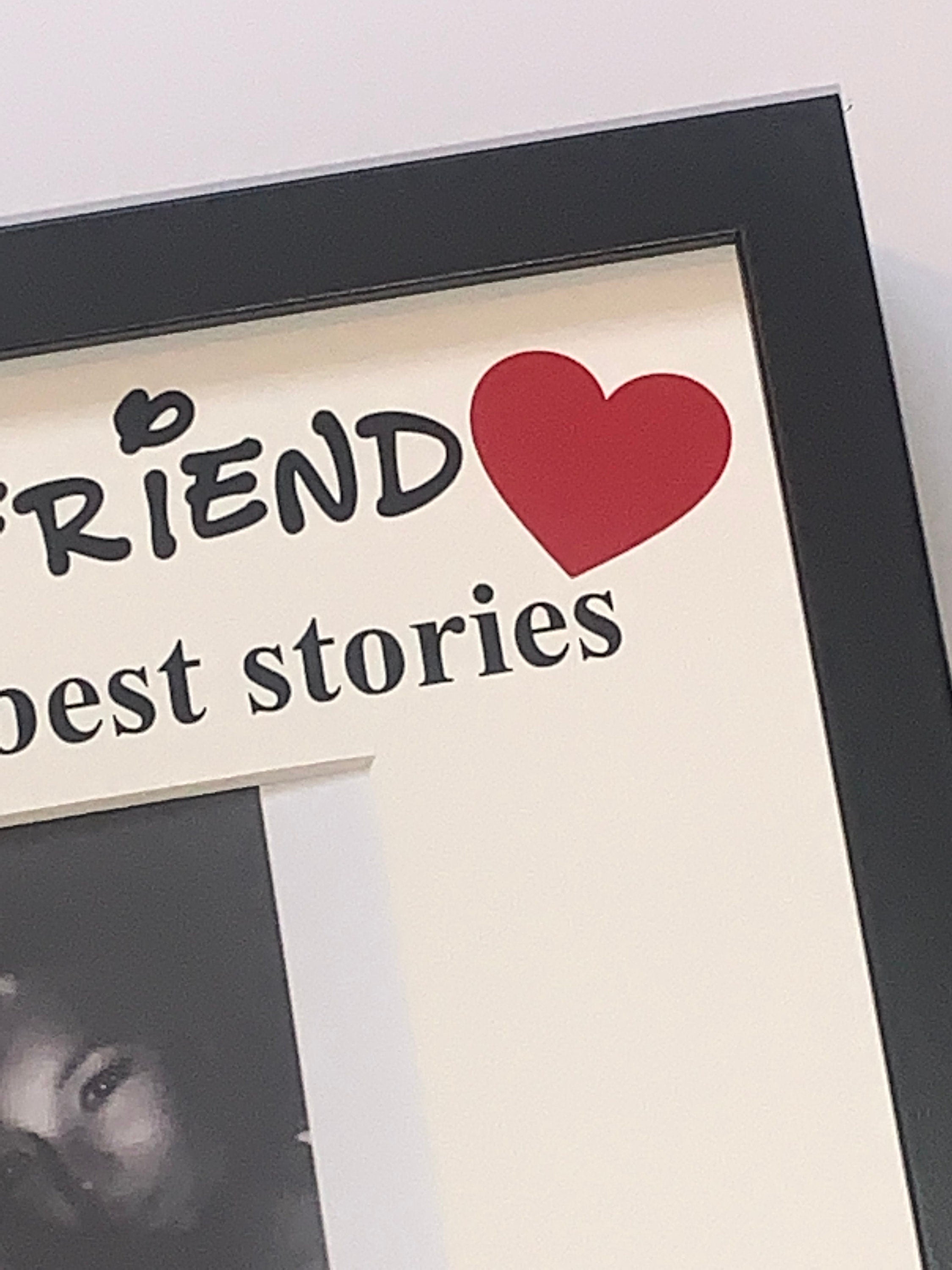 Best Friend Memories Deep Photo Box Frame. Perfect gift for that special friend.