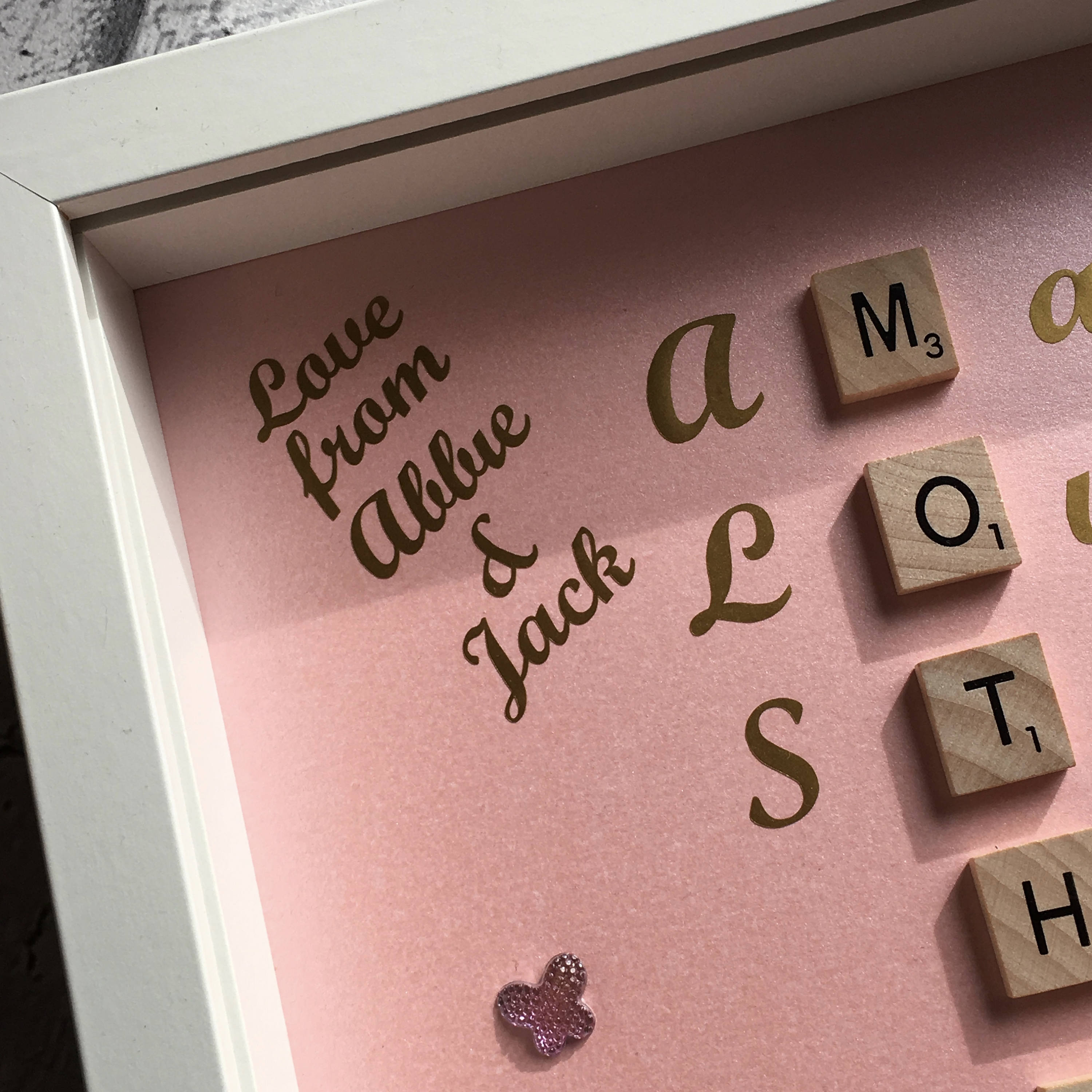 Mother in Words | Personalised frame for Mum
