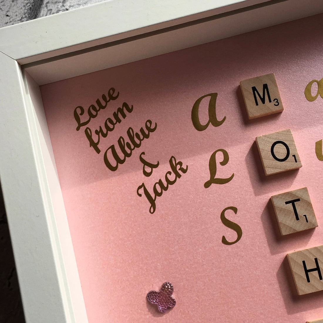 Mother in Words | Personalised frame for Mum