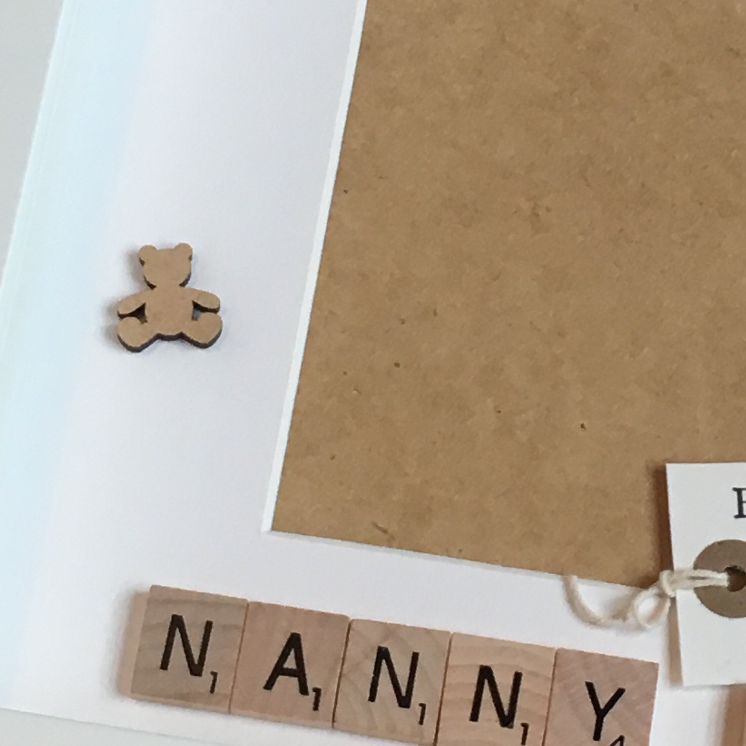 Exact Moment Pregnancy Announcement Personalised Scrabble Frame, New Baby Photo Frame
