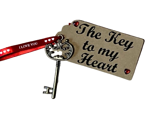 Key To My Heart - Beautiful Love Token - Perfect for Valentines or Anniversaries