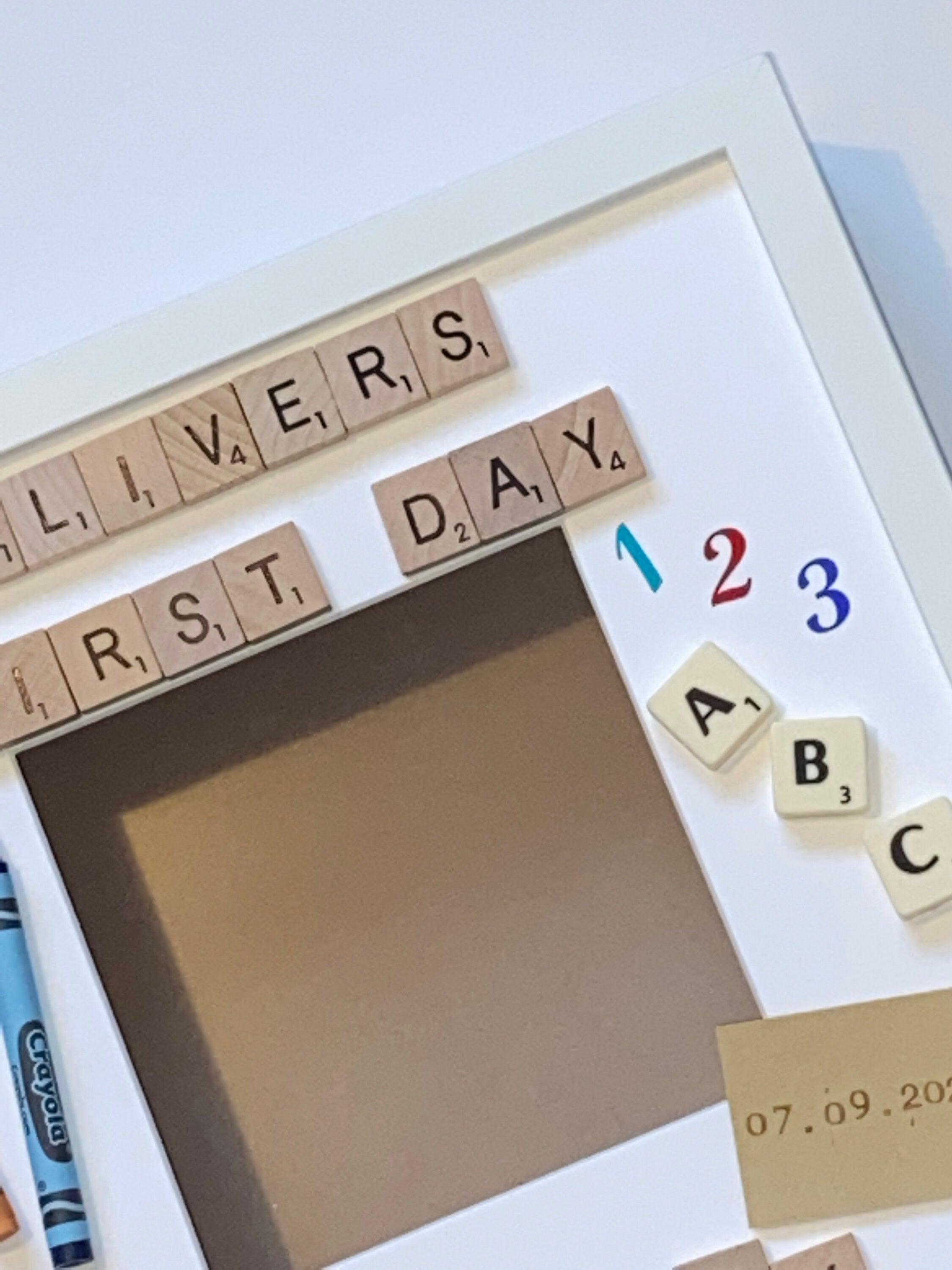 First Day at Nursery Personalised Photo Frame - Perfect Milestone Keepsake.