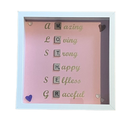 Mother in Words | Personalised frame for Mum