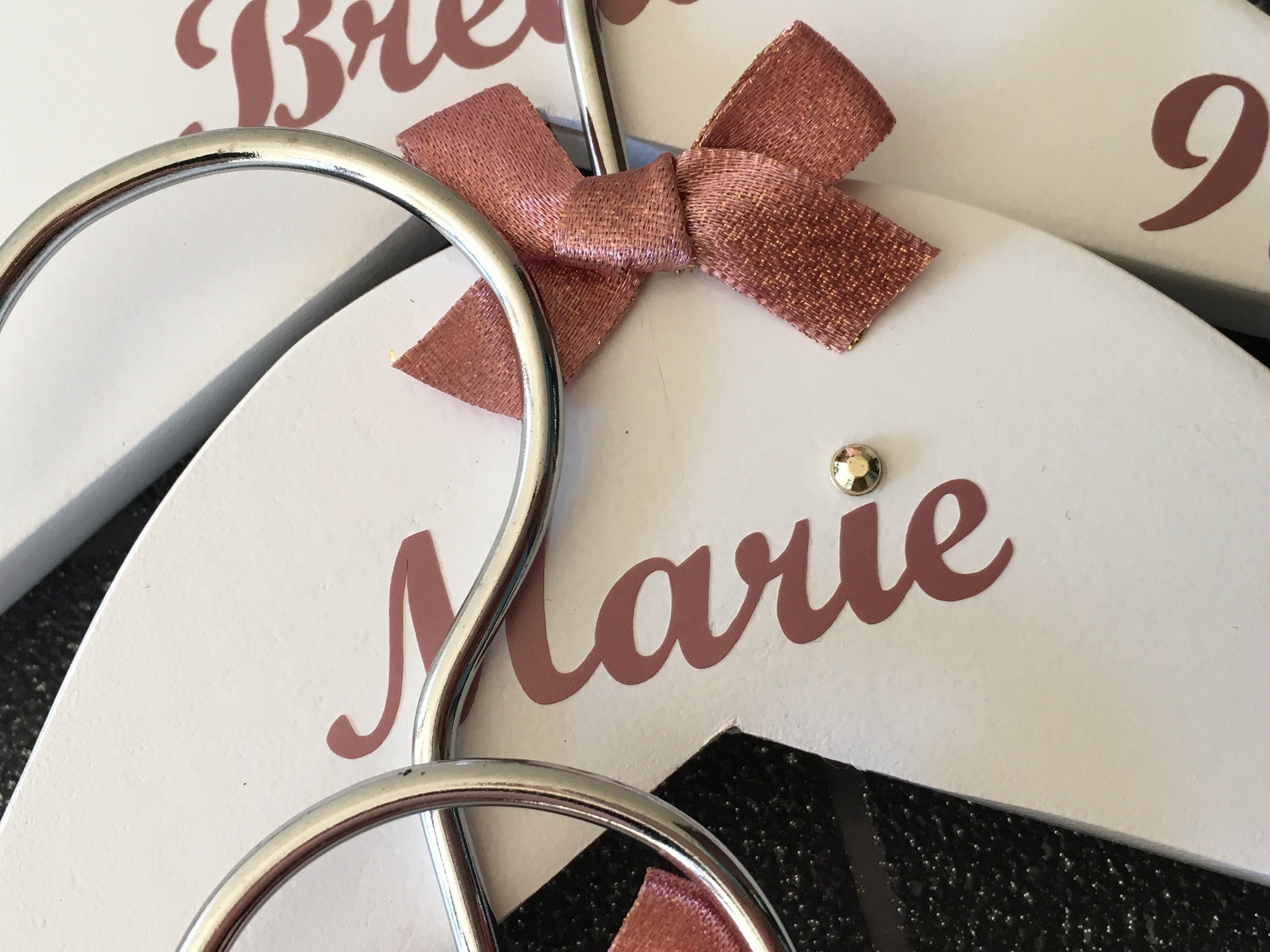 Bridal Party Hangers - Set of 6 - Personalised - Wedding Outfit Hangers