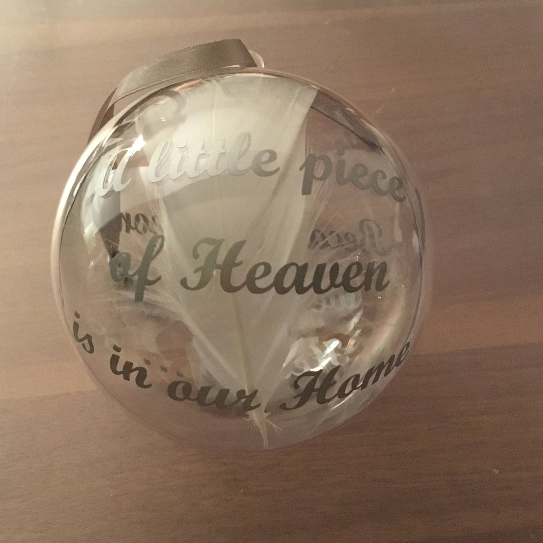 Someone In Heaven Memory Bauble - Remembrance Christmas Tree Decoration
