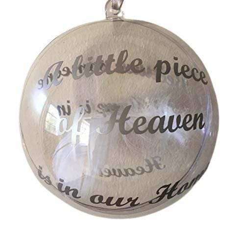 Someone In Heaven Memory Bauble - Remembrance Christmas Tree Decoration