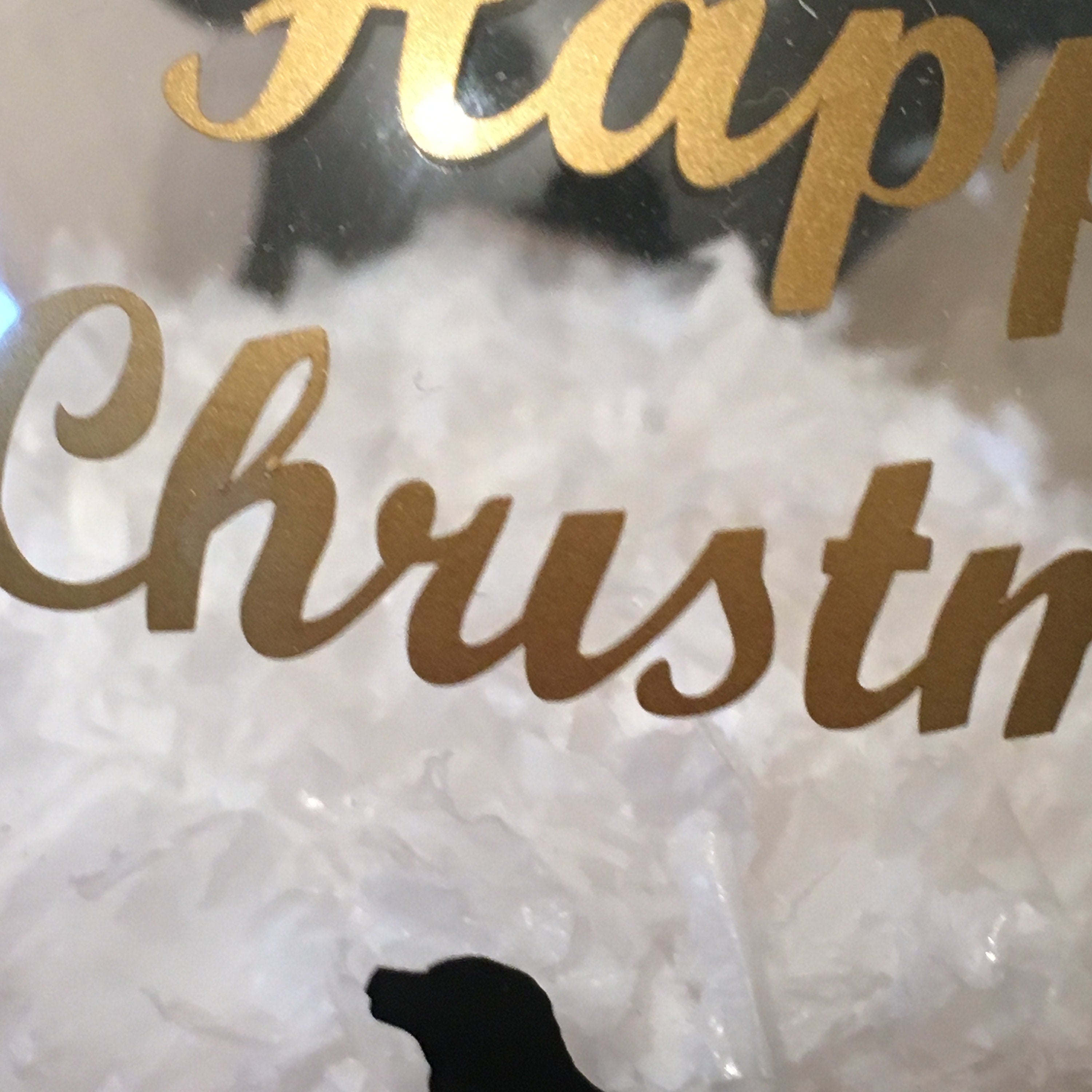 Pet Christmas Bauble | Custom Dog Breed Ornament | Personalised Message