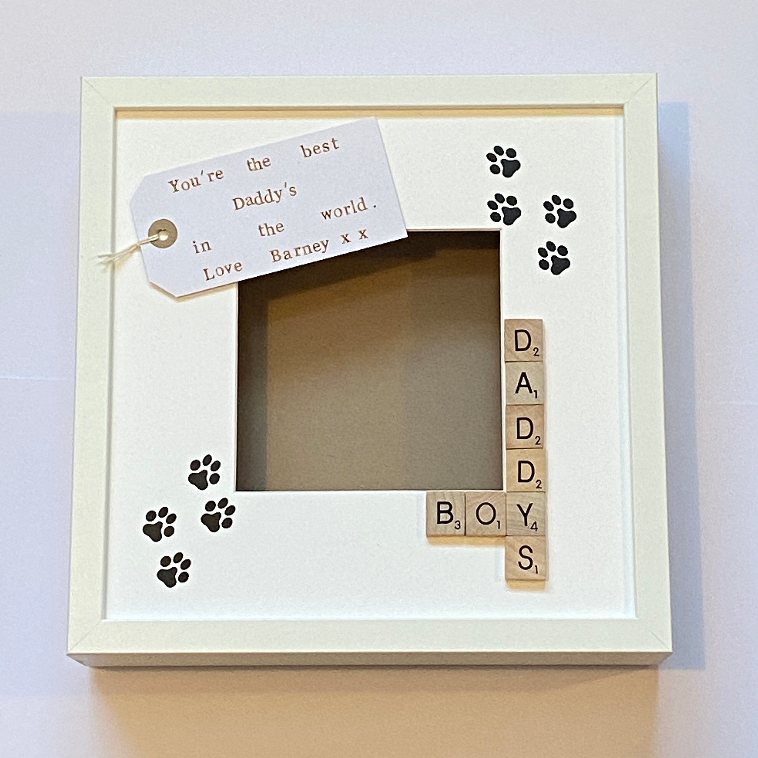 Pet Photo Frame - Daddy's or Mummy's Babies with personalised message, Animal Lover Gift