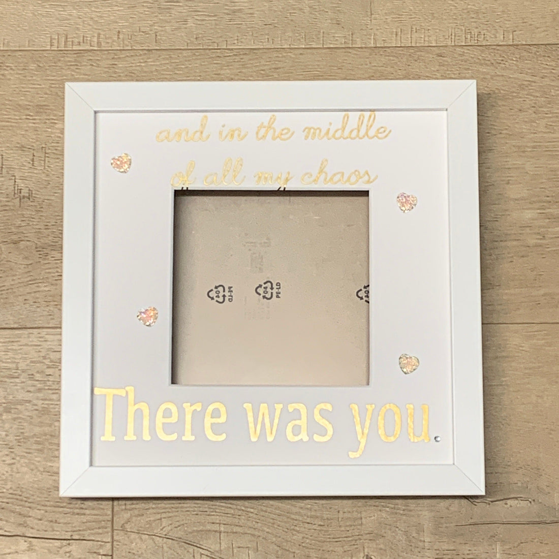 There Was You Deep Box Frame, Friendship Affirmation, 9x9"