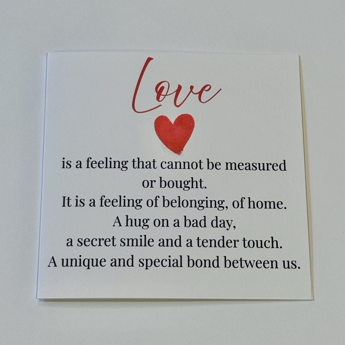 Love Definition Valentine's Card | Romantic Anniversary Gift
