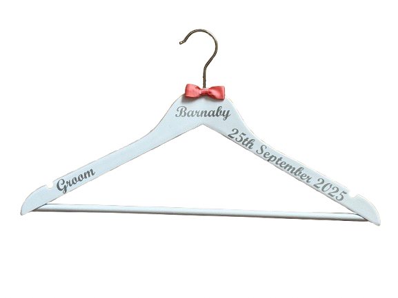 Groom, Best Man, or Groomsman Hanger - Personalised