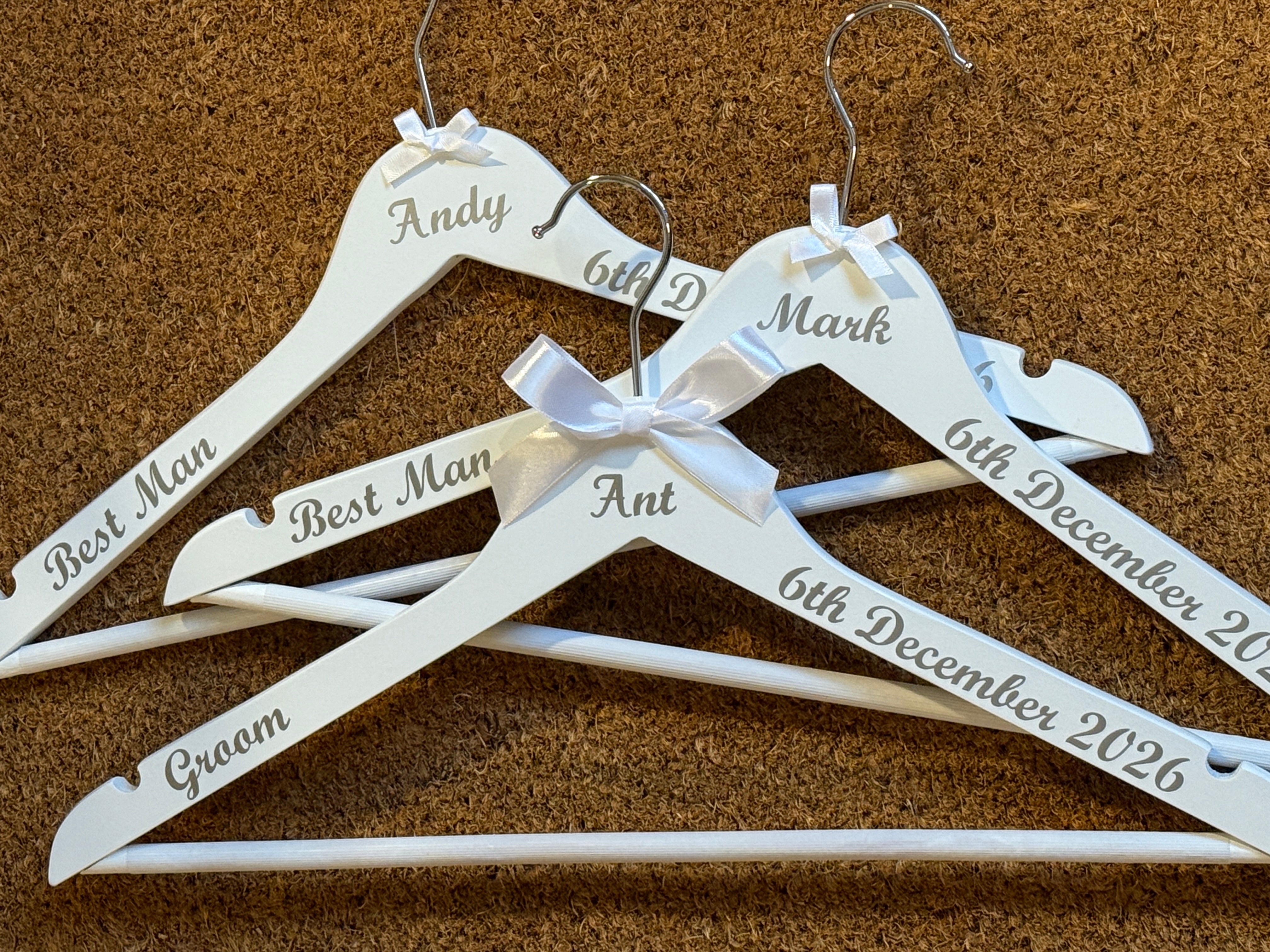 Groom, Best Man, or Groomsman Hanger - Personalised