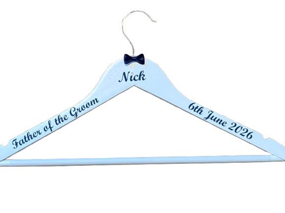 Groom, Best Man, or Groomsman Hanger - Personalised