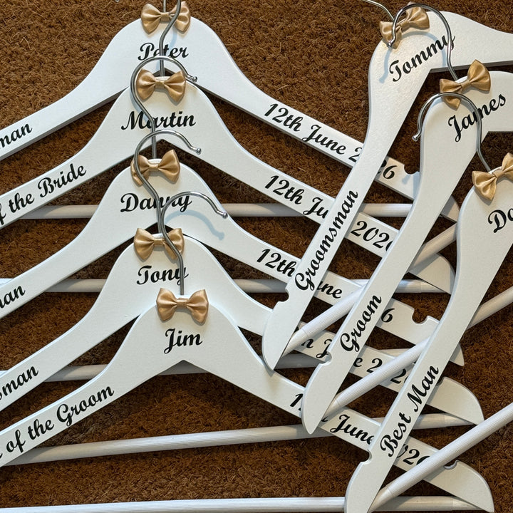Wedding Hanger Set of 10 – Custom Bride & Bridesmaid Hangers