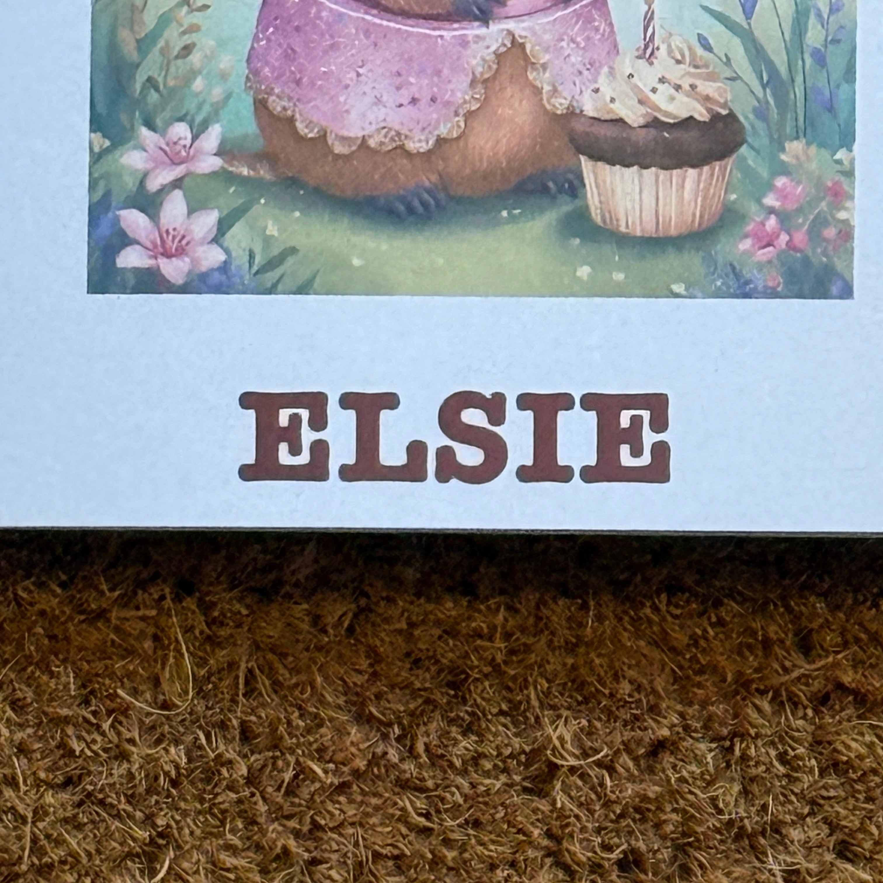 Capy Birthday Capybara Card | Watercolour Style Capybara with optional age | Personalised Foiled Message