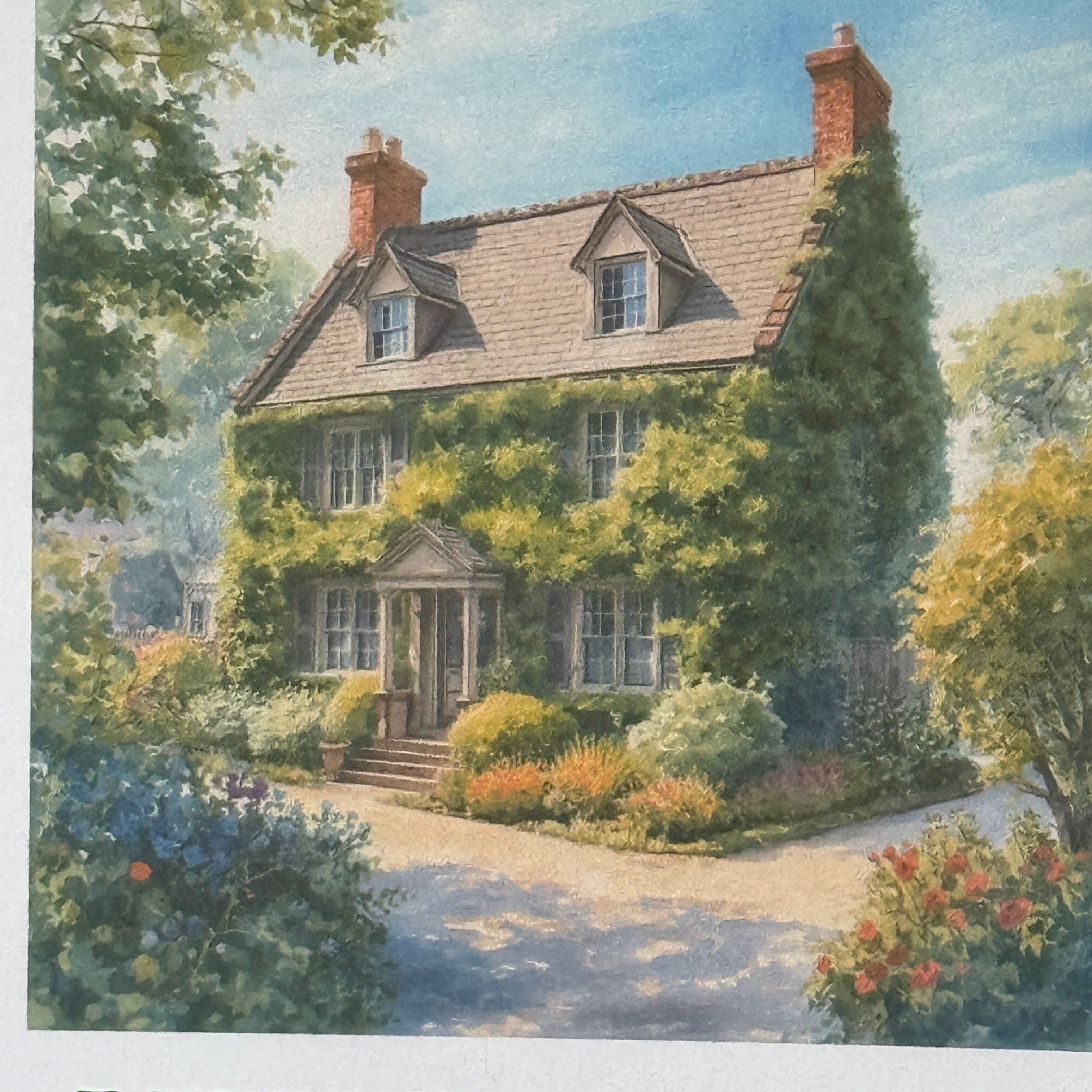 New Home Personalised Card | Congratulations On Your New House | Watercolour Housewarming Card | Moving Home | First Home