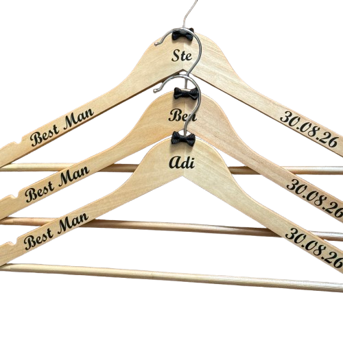 Groom, Best Man, or Groomsman Hanger - Personalised