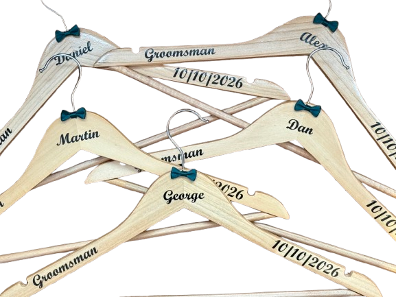 Groom, Best Man, or Groomsman Hanger - Personalised