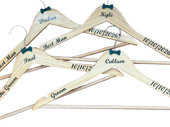 Groom, Best Man, or Groomsman Hanger - Personalised