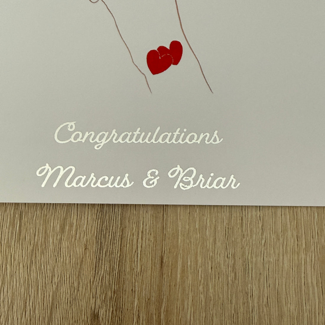 Personalised Engagement Card – Funny Put a Ring on It Foiled Card