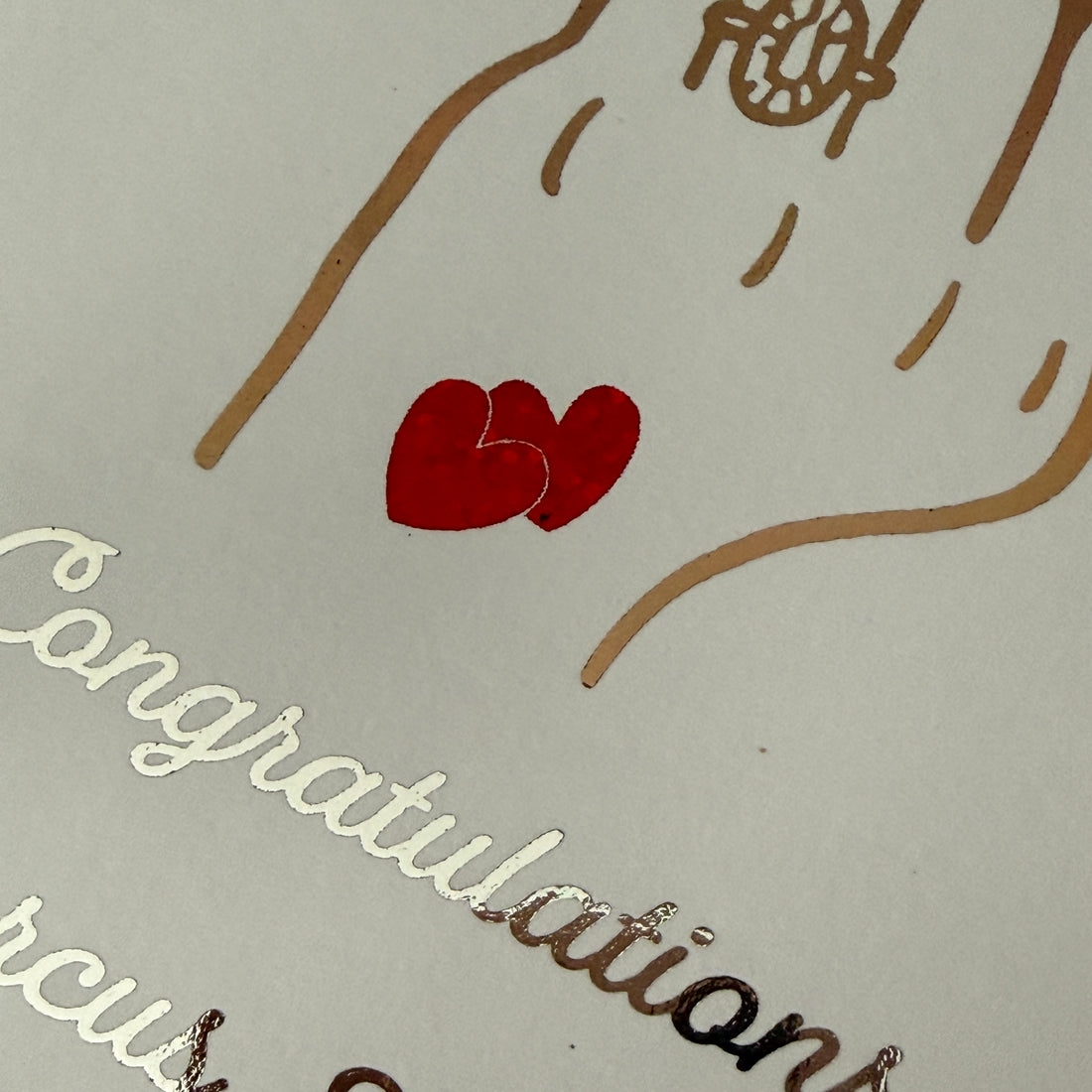 Personalised Engagement Card – Funny Put a Ring on It Foiled Card