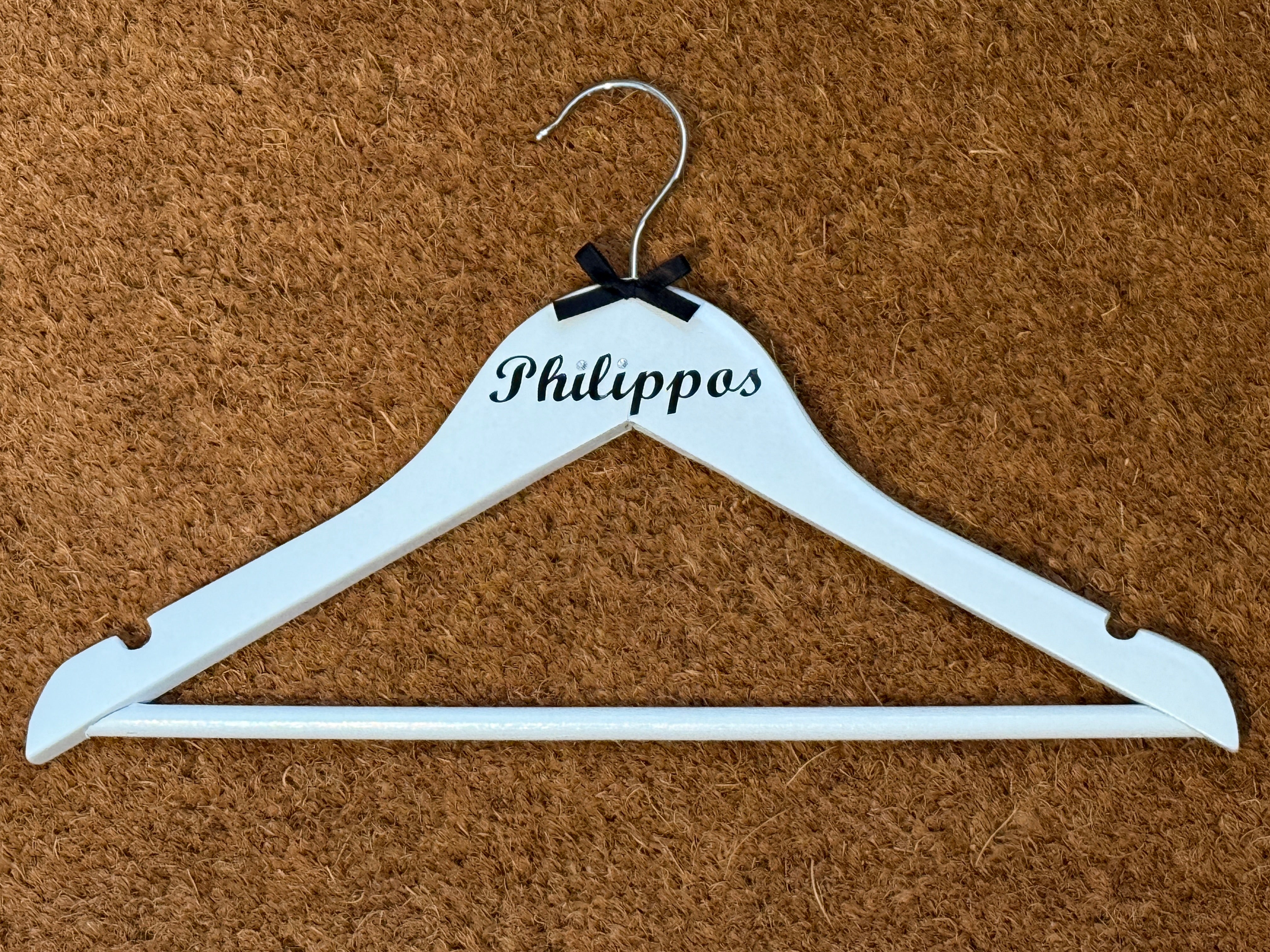 Page Boy Outfit Hanger | Personalised hanger for page Boy, Ring Bearer etc. Bridal Party Keepsake