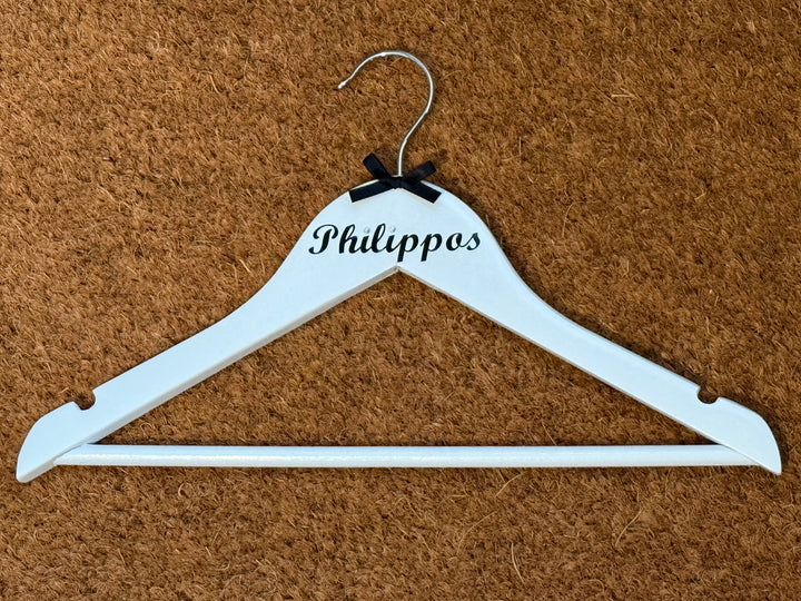 Page Boy Outfit Hanger | Personalised hanger for page Boy, Ring Bearer etc. Bridal Party Keepsake