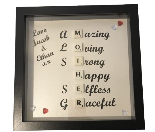 Mother in Words | Personalised frame for Mum