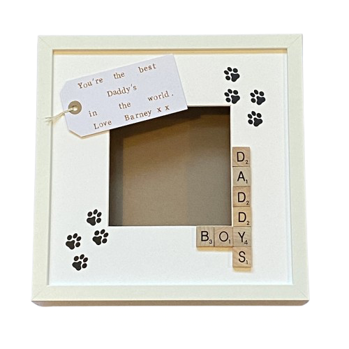 Pet Photo Frame - Daddy's or Mummy's Babies with personalised message, Animal Lover Gift