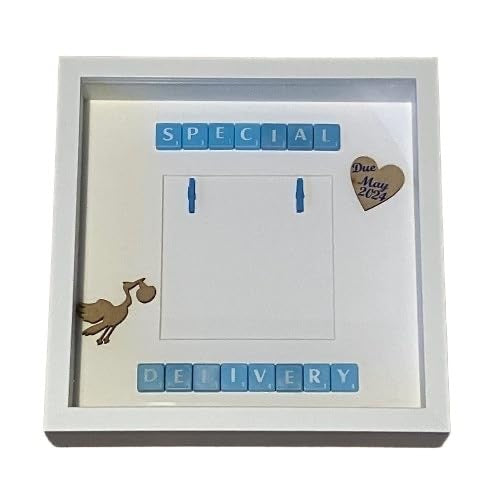 Baby Scan Photo Frame - Special Delivery - Personalised with Due Date