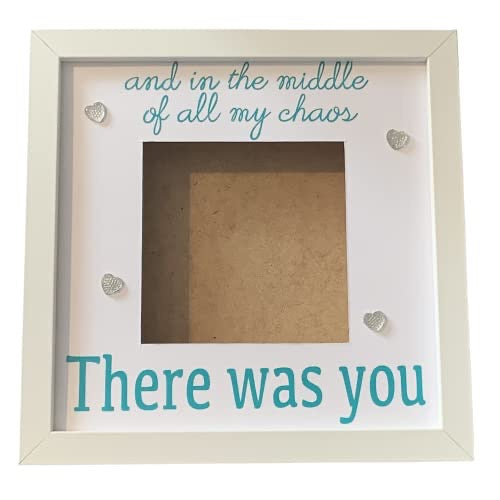 There Was You Deep Box Frame, Friendship Affirmation, 9x9"