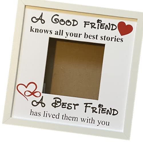 Best Friend Memories Deep Photo Box Frame. Perfect gift for that special friend.