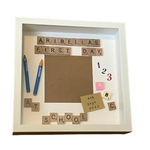 First Day at Nursery Personalised Photo Frame - Perfect Milestone Keepsake.