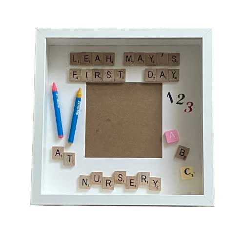 First Day at Nursery Personalised Photo Frame - Perfect Milestone Keepsake.