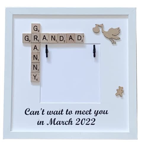 Can't Wait to Meet You - Pregnancy Announcement Personalised Scan Frame
