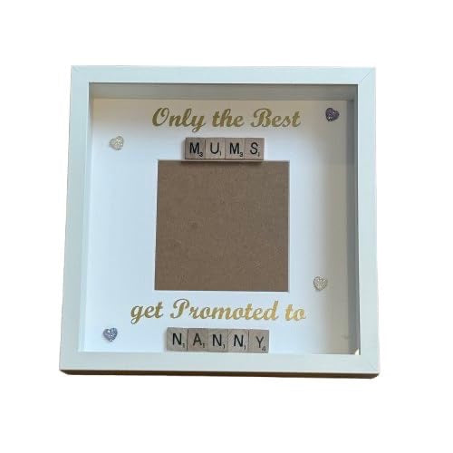 Best Mums to Nanny - Grandma - Letter Tile Photo Frame - Choice of Colours